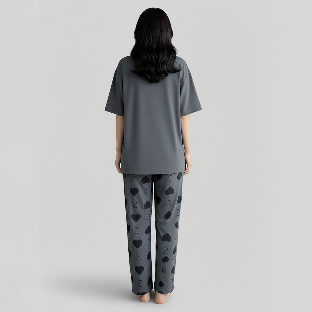 N-Double Heart Pj Drop