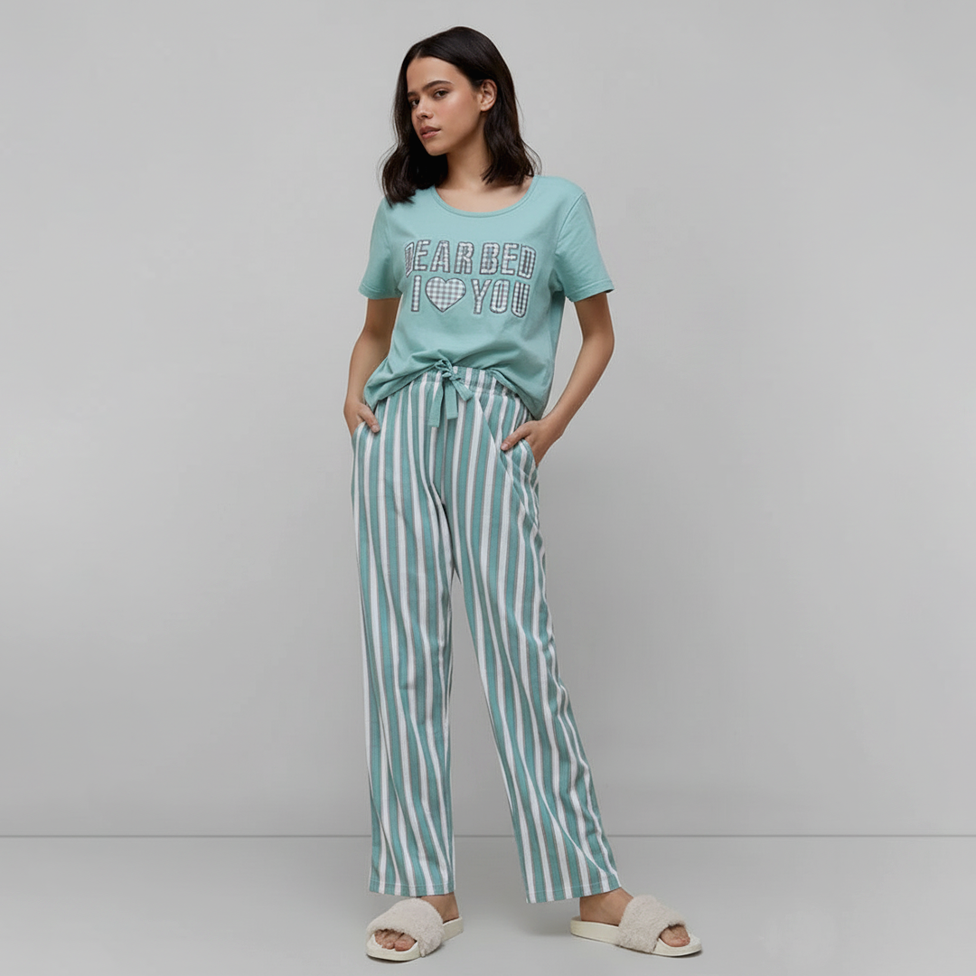 M- Dear Bed Printed Night Suit