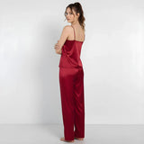 Emerce - Silk Cami Comfort Set - Red