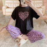 Big Heart Printed PJ Suit