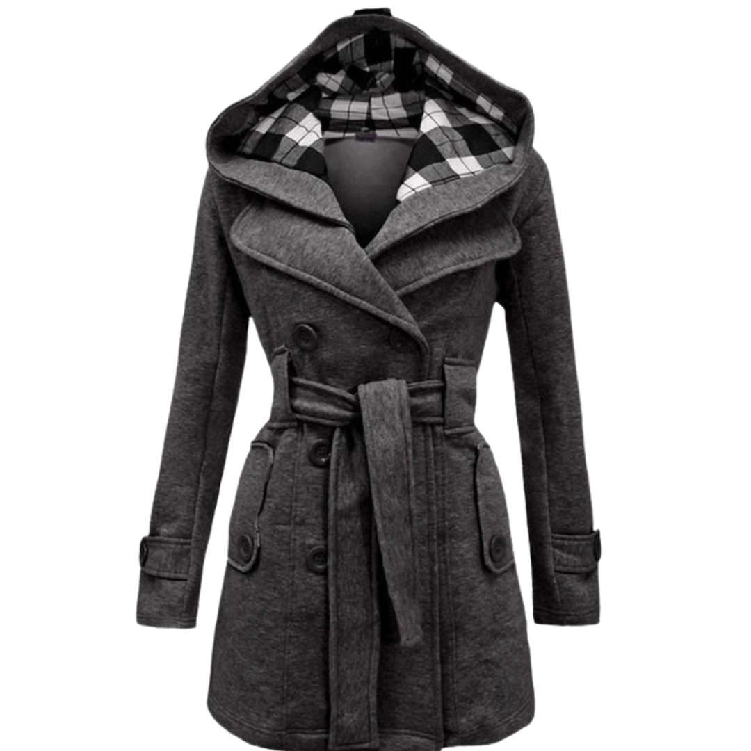 Emerce - WOMEN LONG COAT - CHARCOAL
