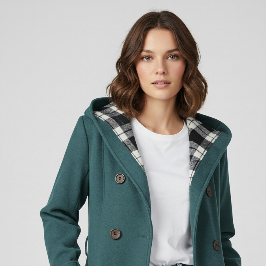 Emerce - WOMEN LONG COAT - Sea Green