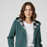 Emerce - WOMEN LONG COAT - Sea Green