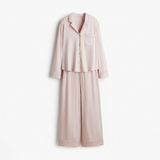 Emerce - Basic Linen Pajama Set - Dusty Pink