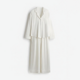 Emerce - Basic Linen Pajama Set - White