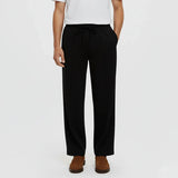 Emerce Pleated Trouser - Black