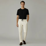 Emerce Pleated Trouser - White