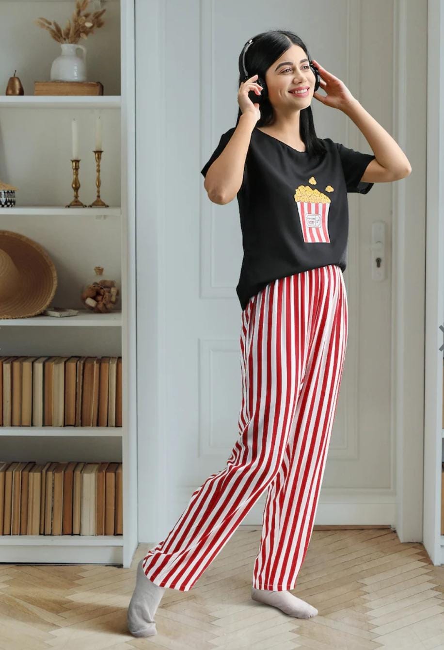 Popcorn Printed Night Suit