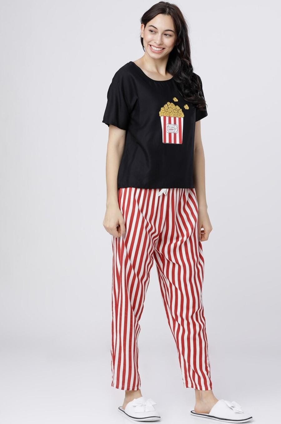 Popcorn Printed Night Suit