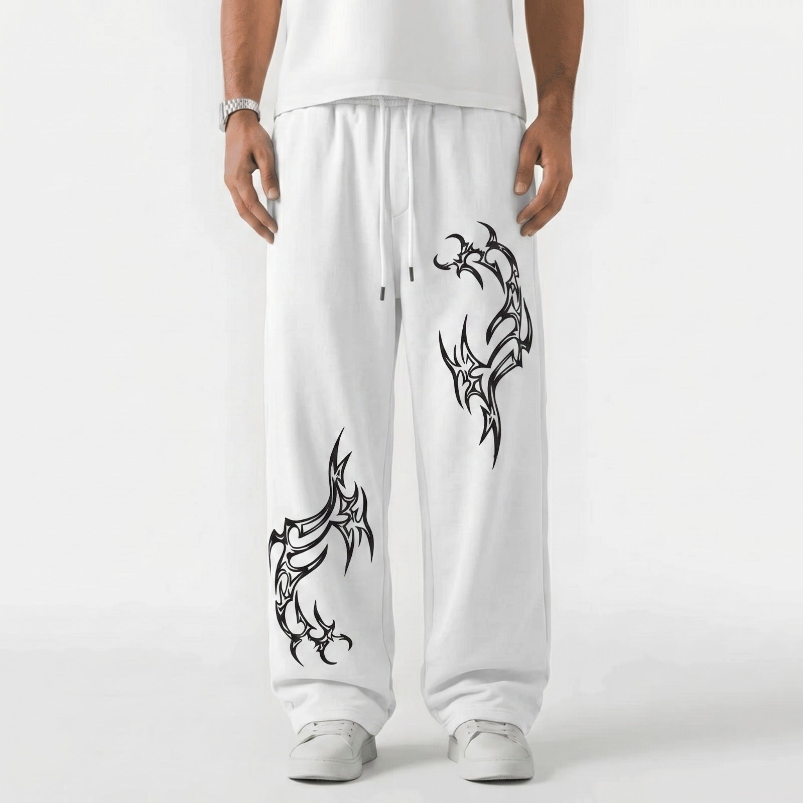 Emerce - Flame Trouser - WHITE