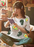 AVACADO PRINTED PJ SUIT