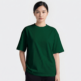 Emerce - Bottle Green Drop Shoulder Tshirt-W