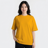 Emerce - Mustard Drop Shoulder Tshirt-W