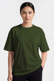Emerce - Olive Drop Shoulder Tshirt-W