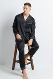 Mens Silk Black