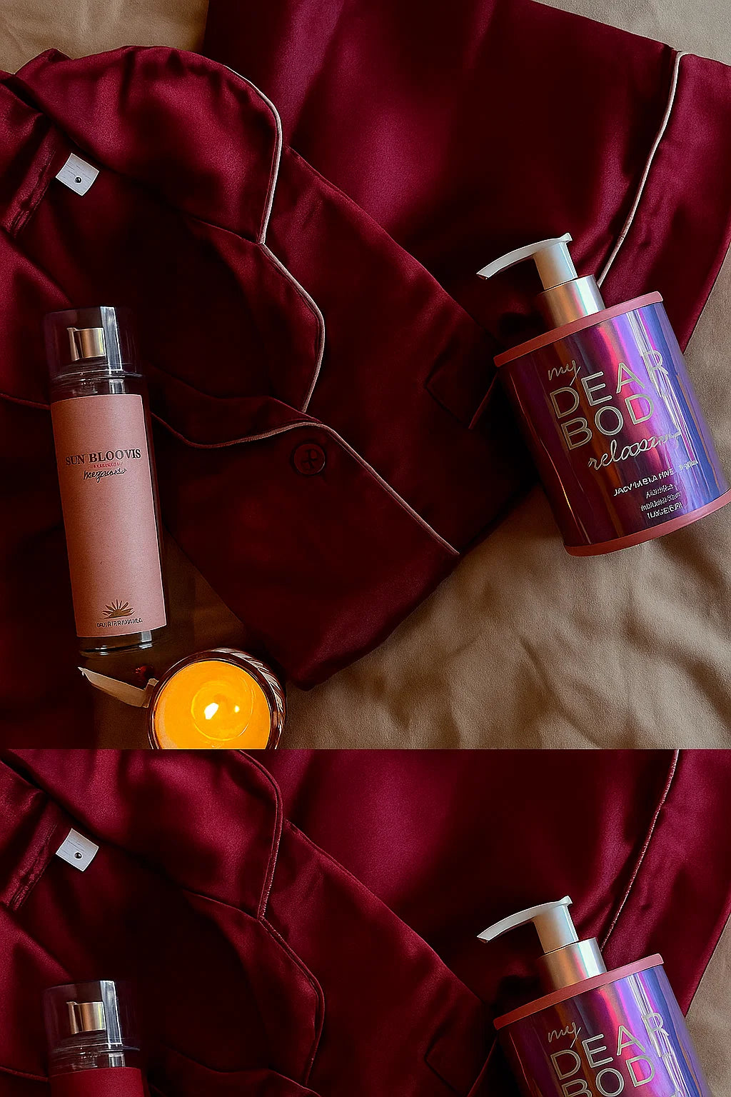 Emerce - PJ SET- Maroon