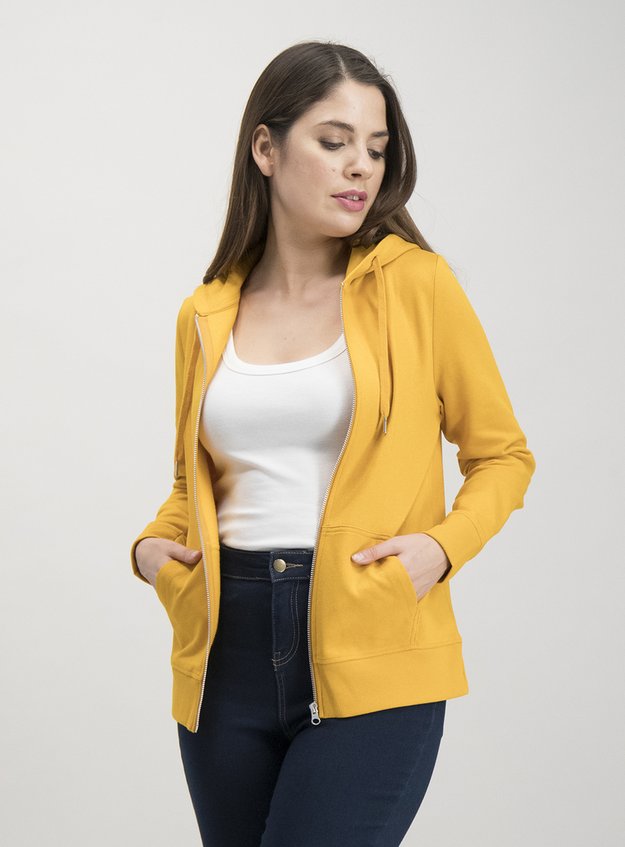 Emerce ZIPPER HOODIE - MUSTARD
