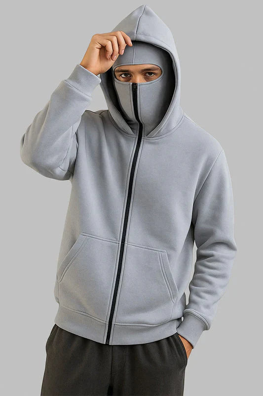 Emerce - Men'S Ninja Zipperhoodie -Grey