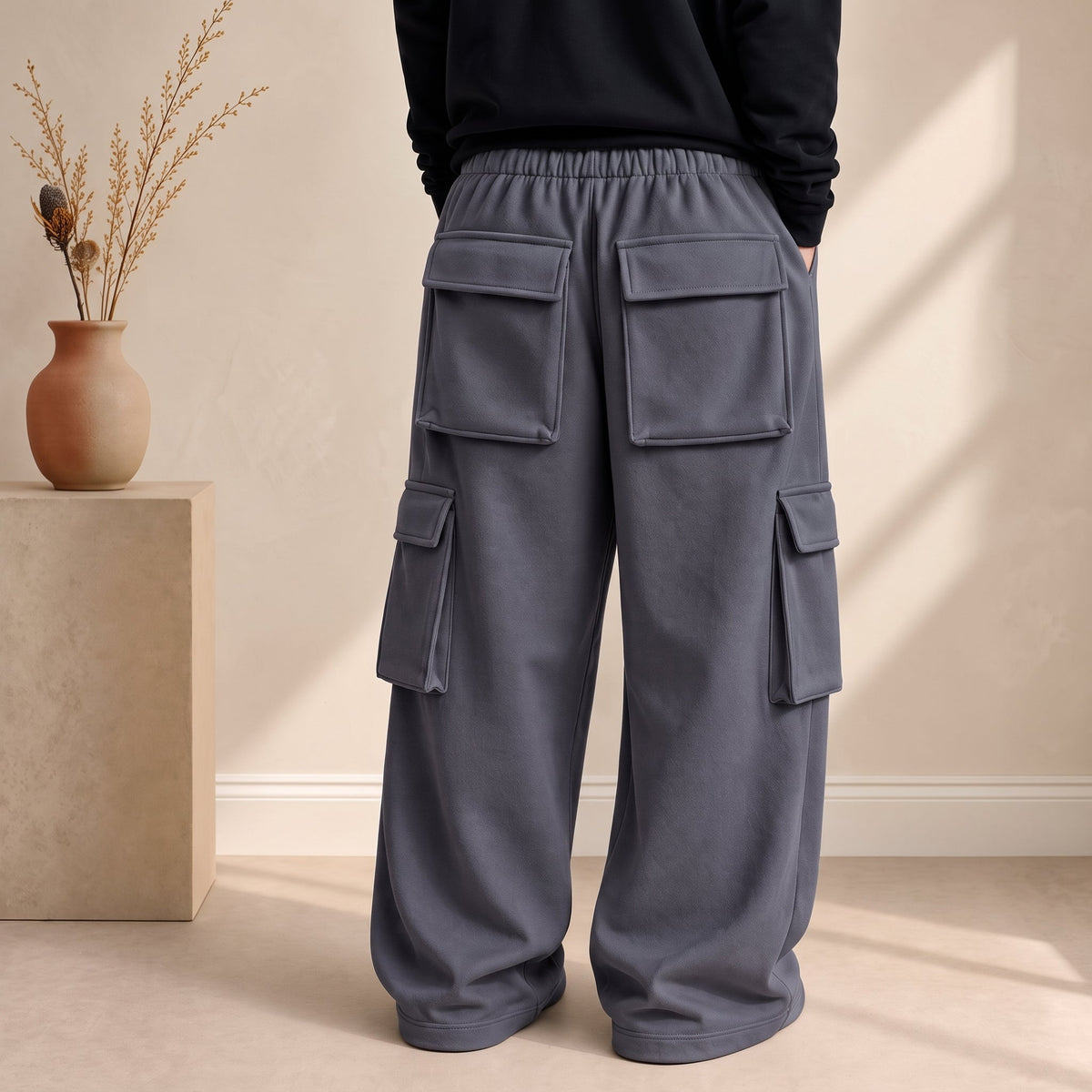 Emerce - Fleece Cargo 6 Pockets - Steal