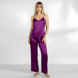 Emerce - Silk Cami Comfort Set - Purple